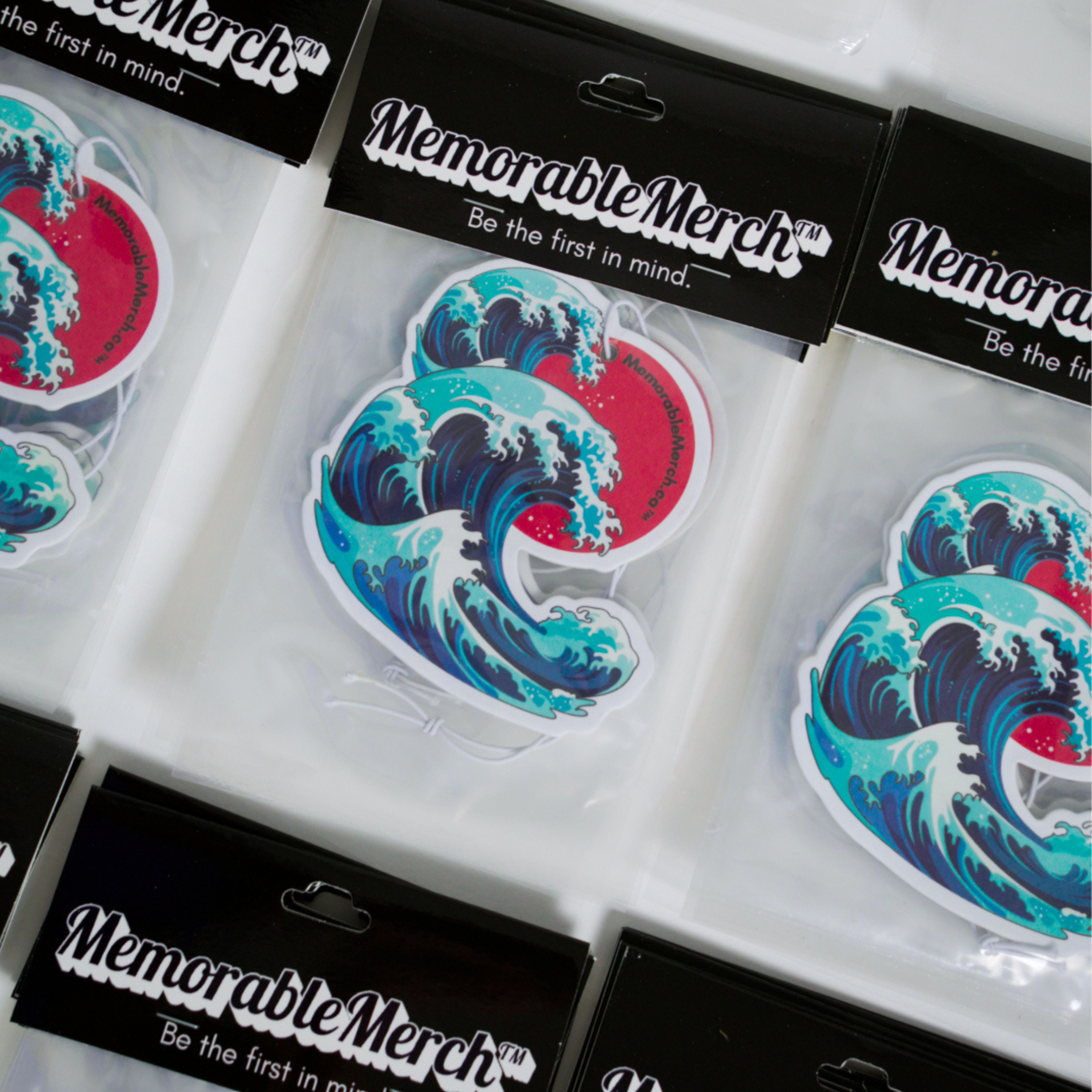 YOUR LOGO - CUSTOM AIR FRESHENER + CUSTOM PEG HOOK PACKAGING