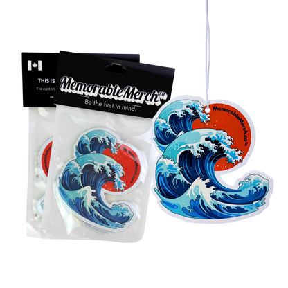 YOUR LOGO - CUSTOM AIR FRESHENER + CUSTOM PEG HOOK PACKAGING