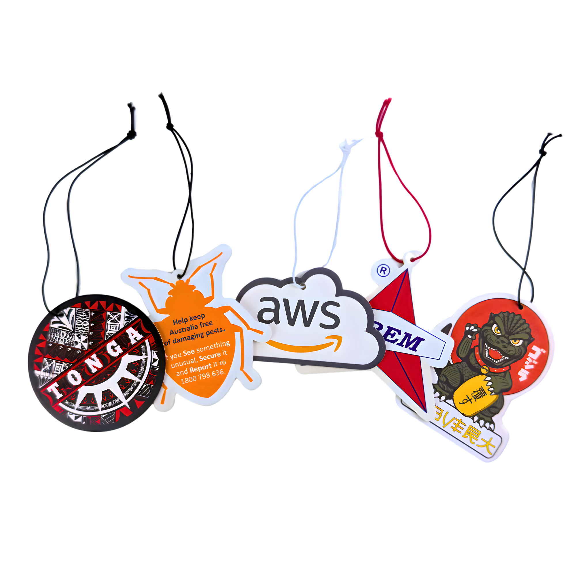YOUR LOGO - CUSTOM AIR FRESHENER + CUSTOM PEG HOOK PACKAGING